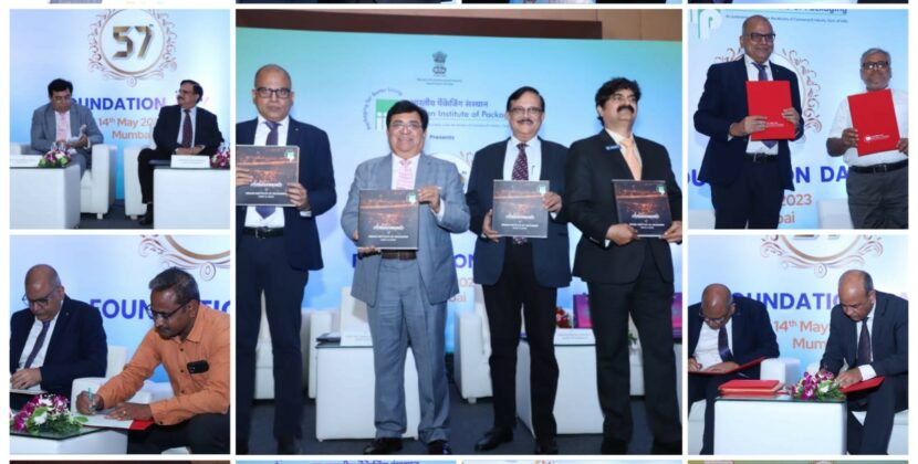 Historical MOUs signed on Indian Institute of Packaging (IIP) 57th Foundation Day; Inspired by Hon Min Piyush Goel