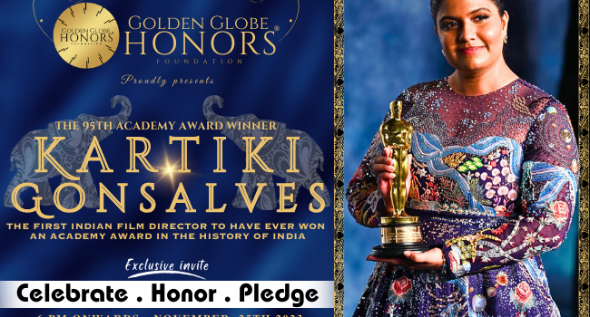 Oscar Brilliance Meets Golden Excellence, Kartiki Gonsalves to Grace GOLDEN GLOBE HONORS 2023