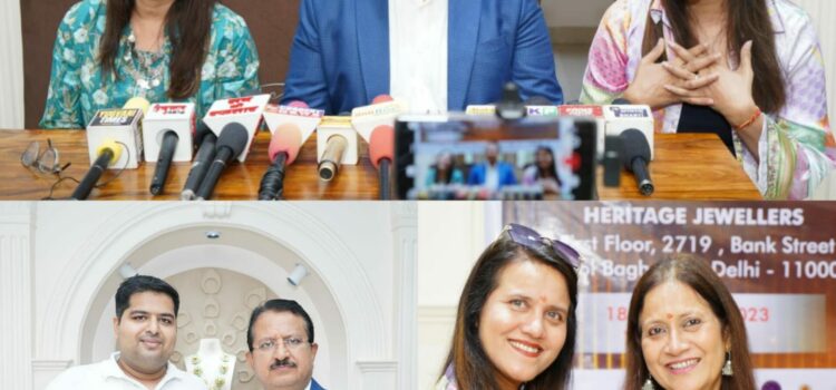 Press conference for National Pageant to be held in Goa ,Miss Mrs India -womanofsubstance 2023 in Park Regis Goa