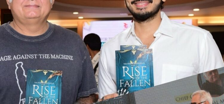 Hansal Mehta launches Abhishek Krishnan’s mytho-fantasy novel, ‘Rise of the Fallen: Book 1 of the Manwaan Series’, published by NuVoice Press