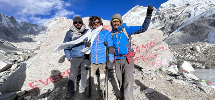 Anuraag Khandelwal conquers EBC with grit and trusty crutches!