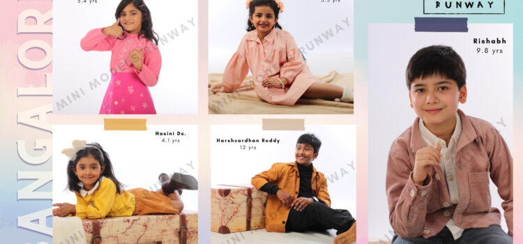 Young Talents Creating A New Age Fashion At Mini Models Runway Event 