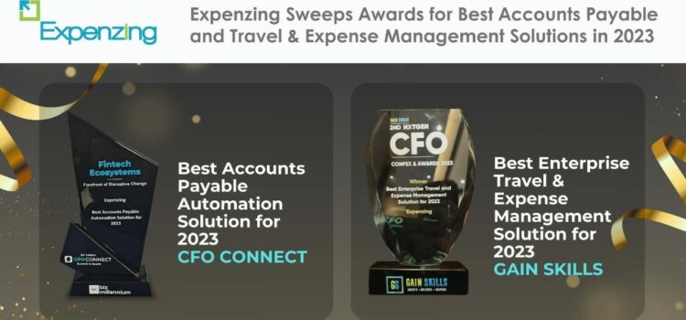 Expenzing Sweeps Awards for Best Accounts Payable Automation and Travel & Expense Management Solutions in 2023