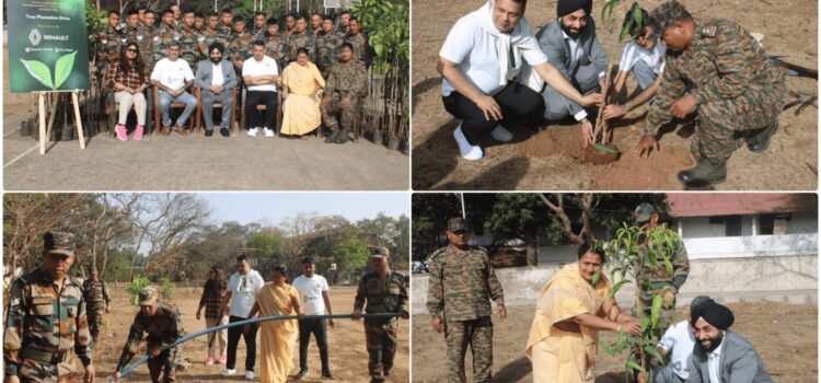 Tree Plantation Drive commenced with Indian Army by Renault India to Spread Awareness of Environmental Conservation