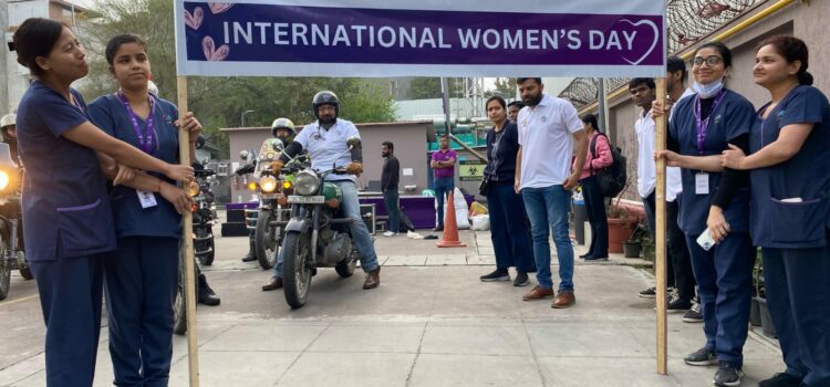 Madhukar Rainbow Children’s Hospital Organized a Bike Rally on the Occasion of International Women’s Day 2024