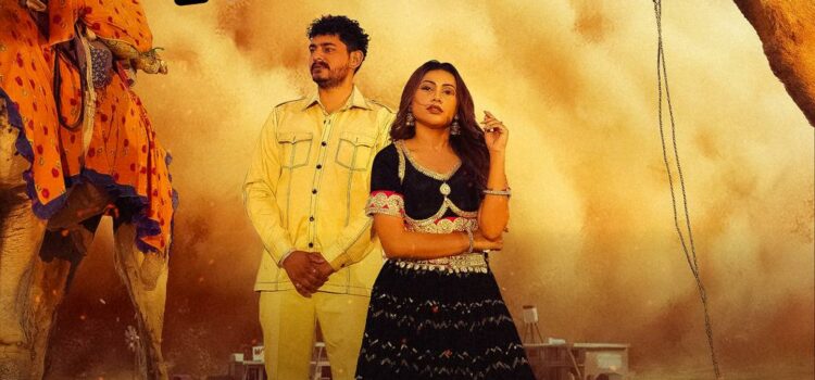“Pittal Ke Kartoos” is a chart-topping song featuring Samidha in an elegant traditional look.