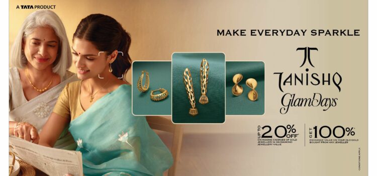 TANISHQ PRESENTS ‘GLAMDAYS’ – A RANGE OF MODERN DAILY WEAR JEWELLERY