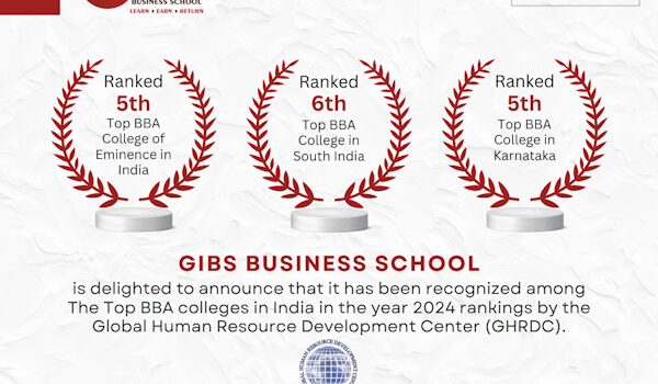 GIBS Business School Soars to New Heights with Top Rankings in 2024 GHRDC BBA Colleges Survey 