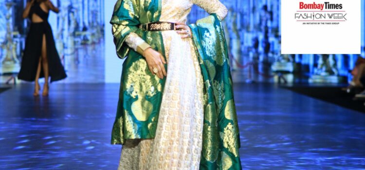 Anjalika Maroo Founder of I AM – Walked the Ramp with Elegance for Bombay Times Fashion Week Opening Show by Florian Foundation and Mumbai Halchal 