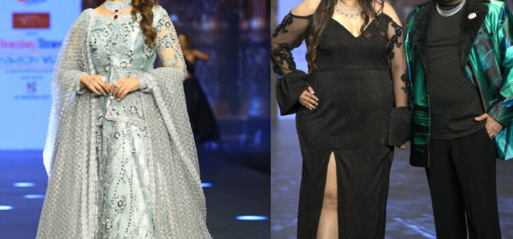 Charmi Jhaveri Walked the Ramp as  Showstopper for Florian Foundation by Archunaa Jaiin and Mumbai Halchal by Dilshad Khan at Bombay Times Fashion Week 2024