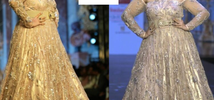Anuja Zaveri walked the ramp for opening show at Bombay Times Fashion Week for Florian Foundation by Archunaa Jaiin and Mumbai Halchal by Dilshad Khan 