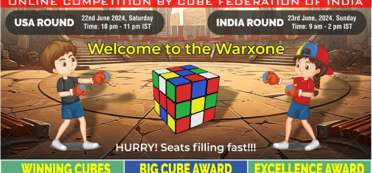 Cube Federation of India and Mindgamez Announce Sixteenth Online Rubik’s Cube Competition