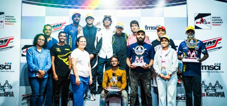 Kartkrew Motorsports Dominates Senior Max Category in FMSCI Meco Meritus Cup- 2024