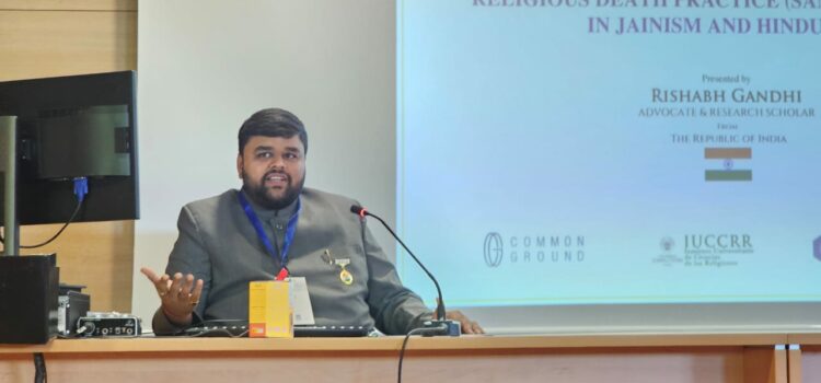 Indian Lawyer and Research Scholar Discusses Religious Death Practices at International Conference in Madrid