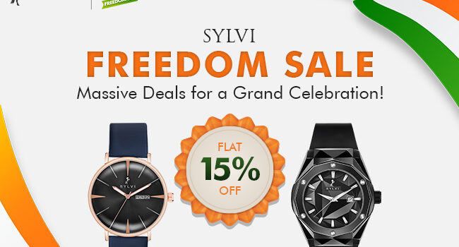 Sylvi Announces Massive Freedom Sale on Watches for Independence Day 2024!