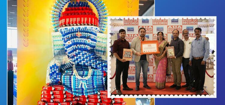 VI John India Unveils  Asia’s First 8-Foot Ganpati Made from Shaving Cream and Foam