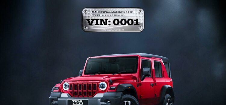 Mahindra’s First ‘THE’ SUV: Thar ROXX to be Auctioned Online for Charitable Cause