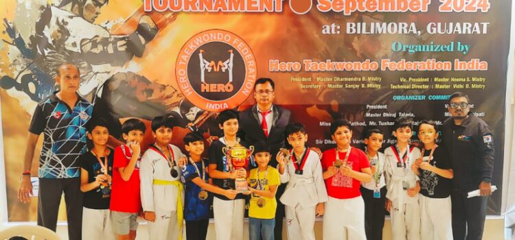 T.M. Patel International School Excels at 9th Open Gujarat State Taekwondo Tournament