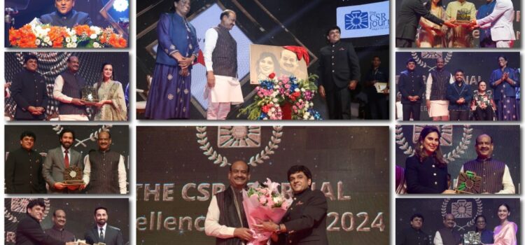 Honourable Speaker, 18th Lok Sabha Shri Om Birla graces The CSR Journal Excellence Awards 2024 (7th Edition) 