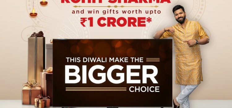 TCL offers an exciting chance to meet Rohit Sharma and win gifts worth up to Rs. 1 Cr. as part of festive campaign