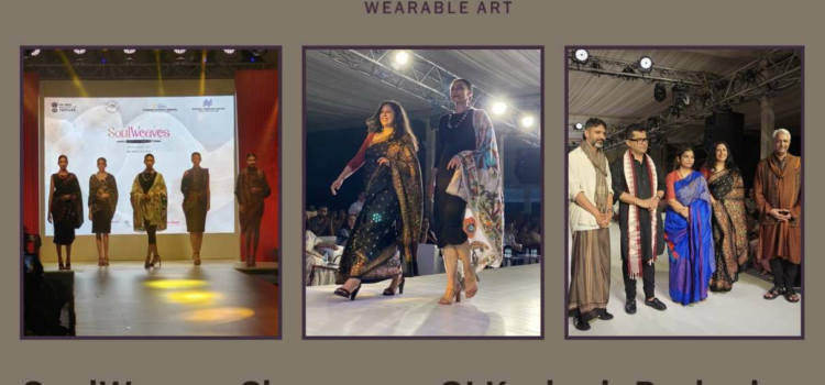 SoulWeaves Showcases GI Kashmir Pashmina Excellence at Pravaah Fashion Show
