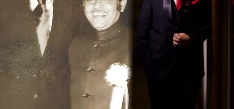 Shri Amitabh Bachchan Congratulates the newly weds  Ali Akbar Sultan Ahmed & Malika on their Wedding Reception.