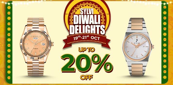 Get Ready for the Sylvi Diwali Delights Sale: Luxury Wristwatches at Unbeatable Festive Prices