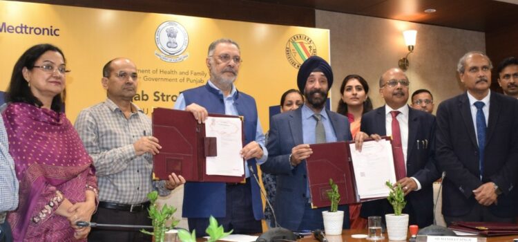 Punjab Health Minister Dr. Balbir Singh Launches Stroke Care Model in Partnership with CMC Ludhiana and Medtronic