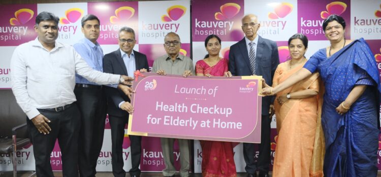 Kauvery Hospital Alwarpet Launches Health Checkup for the elderly at home