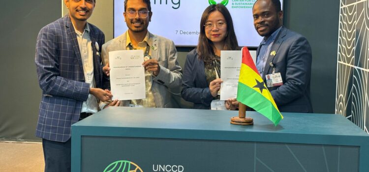 OMG Partners with Ghana at UNCCD COP 16 to Launch Transformative Education and Sustainability Program