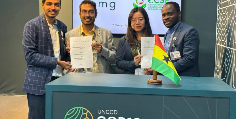 OMG Partners with Ghana at UNCCD COP 16 to Launch Transformative Education and Sustainability Program