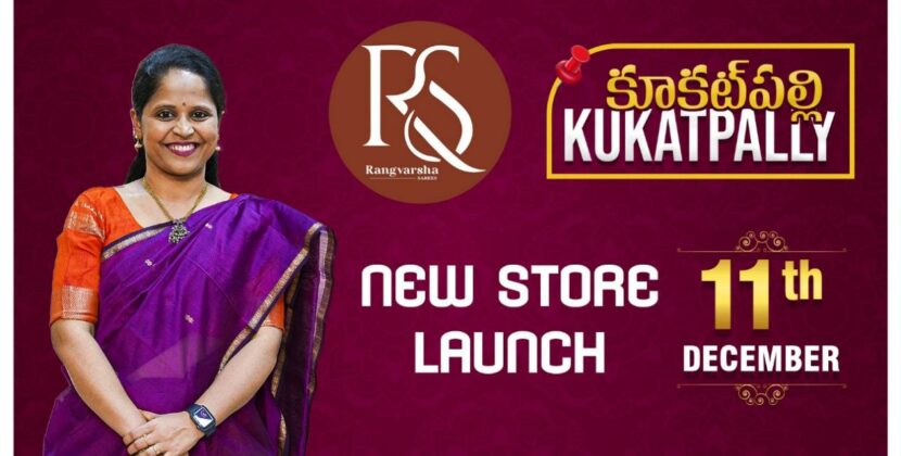 Rangvarsha Sarees Unveils Its Kukatpally Store: A Milestone in Ethnic Fashion