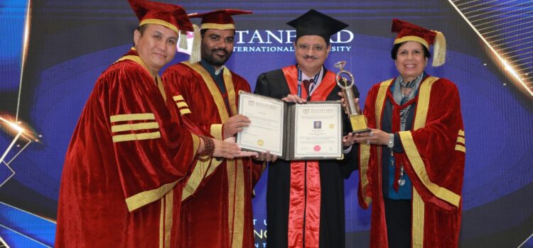 Sanjay Tandon Honored with International Doctorate for Global Advocacy in Music Rights and Cultural Preservation