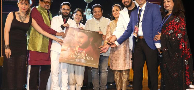 Poster of ‘Kaafir Deewana’ Featuring Suharssh Raj Unveiled by Anup Jalota at MWFIFF 2024