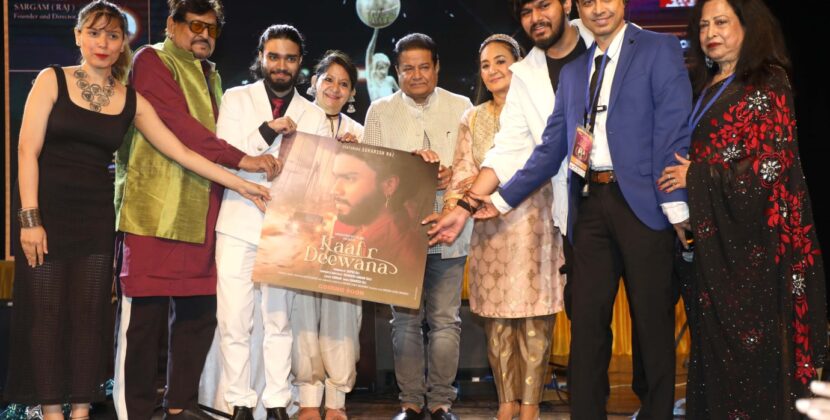 Poster of ‘Kaafir Deewana’ Featuring Suharssh Raj Unveiled by Anup Jalota at MWFIFF 2024