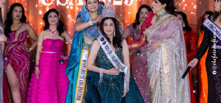 Chenani based Lalitha Cherukumudi wins the 2025 Mrs Universe Colorado Award