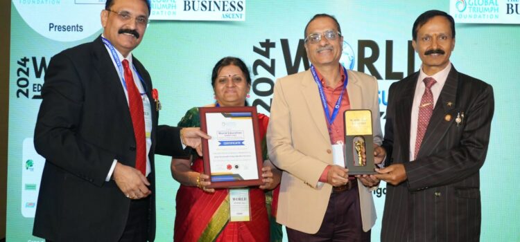 SSVM Celebrated as Best Legacy School at 2024 Summit