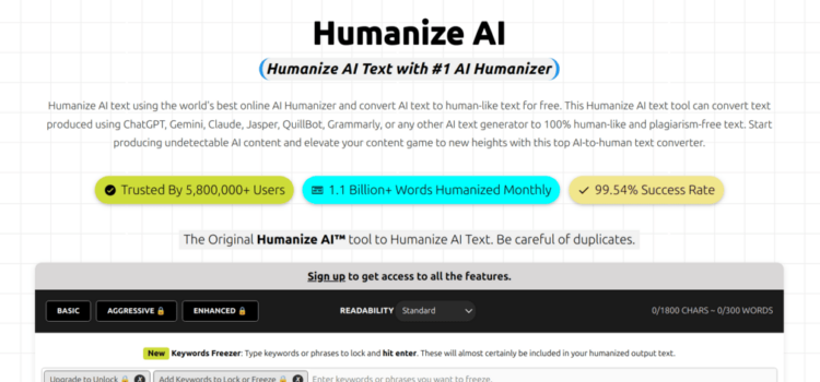 Humanize AI Text with HumanizeAI.io: The Best AI Humanizer Trusted by Millions Globally