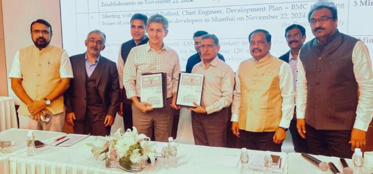 CREDAI-MCHI and MAHAPREIT Sign MoU to Assess Air Emissions and Develop Roadmap for Decarbonization in the Construction Industry