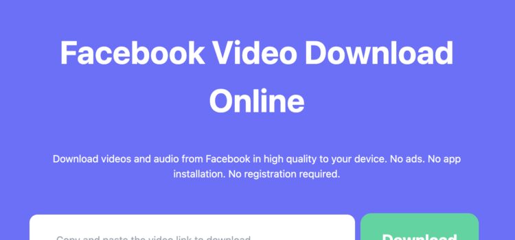 What is The Best Free Facebook Video Downloader