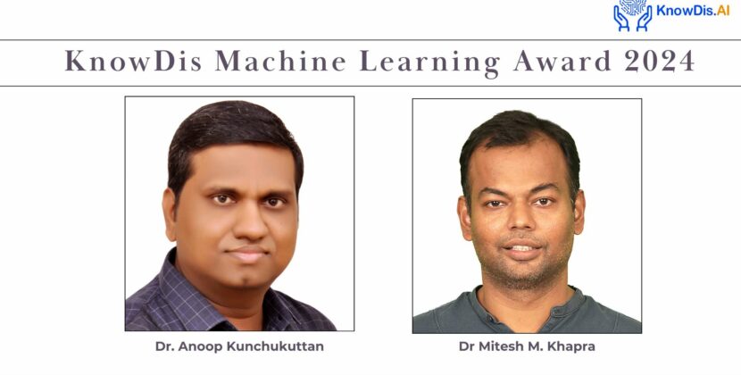 KnowDis AI Founder Saurabh Singal Announces  Recipients of the KnowDis Machine Learning Awards