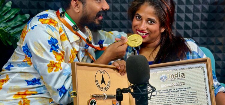 First Indian Malayali Podcaster Achieves Global Milestone with Record-Breaking Studio Setup