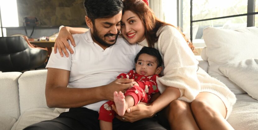 Actress Pranitha Subhash Introduces Her Adorable Son Jai on Christmas, Fans Celebrate the