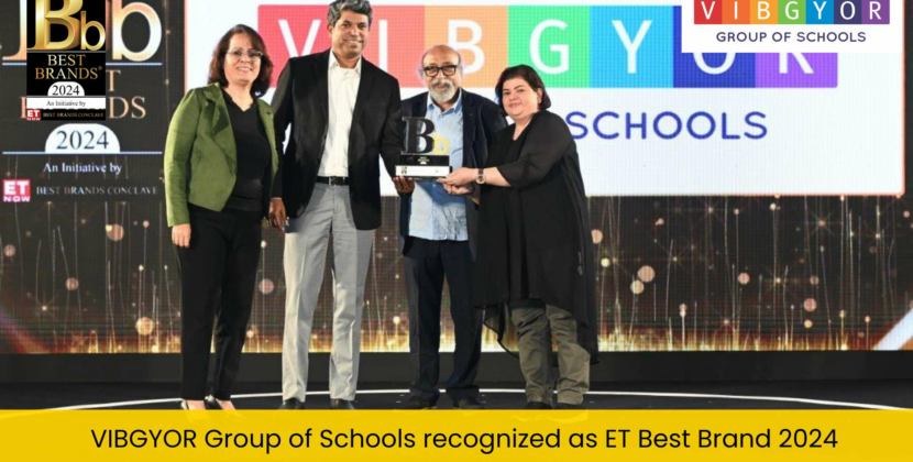 VIBGYOR Group of Schools recognized as ET Best Brand 2024