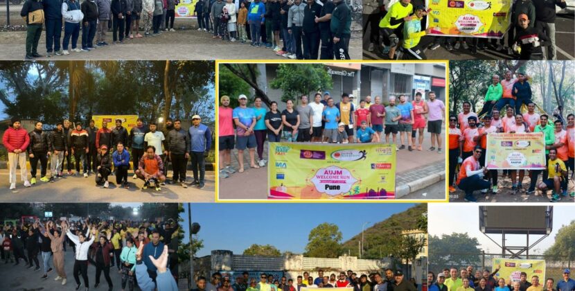 A grand start with AU Jaipur Marathon Welcome Run and Fitness Party