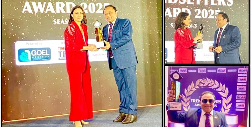 Dr. Padmakar Nandekar Honored with Trendsetter Award 2025 at Prestigious Ceremony