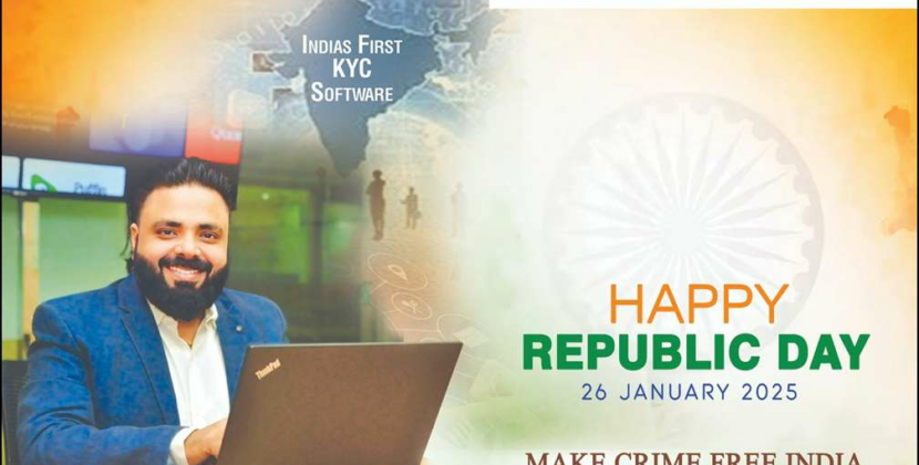 MD Salman of KYC Software Wishes a Happy Republic Day with a Vision for a Crime-Free India