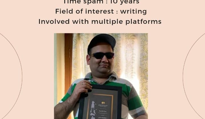 Saurabh Pant – The Visually Impaired Author Who’s Redefining the Boundaries of Literature