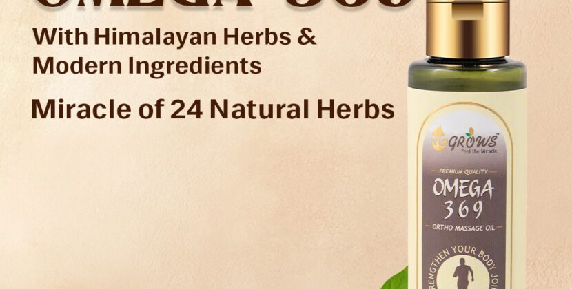 Introducing India’s First: Natural Pain Relief Oil with Omega 3, 6, 9 for Instant and Long‐ Lasting