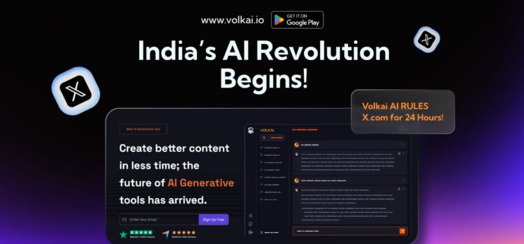 Volkai AI Takes X.com by Storm: India’s Homegrown AI Dominates Trending for 24 Hours, Ignites Social Media Frenzy
